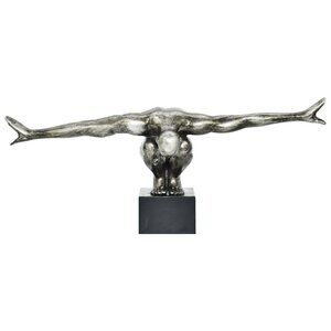 Adam & Friends Home Decor Take-A-Bow Man Sculpture | 1-Piece | Pewter